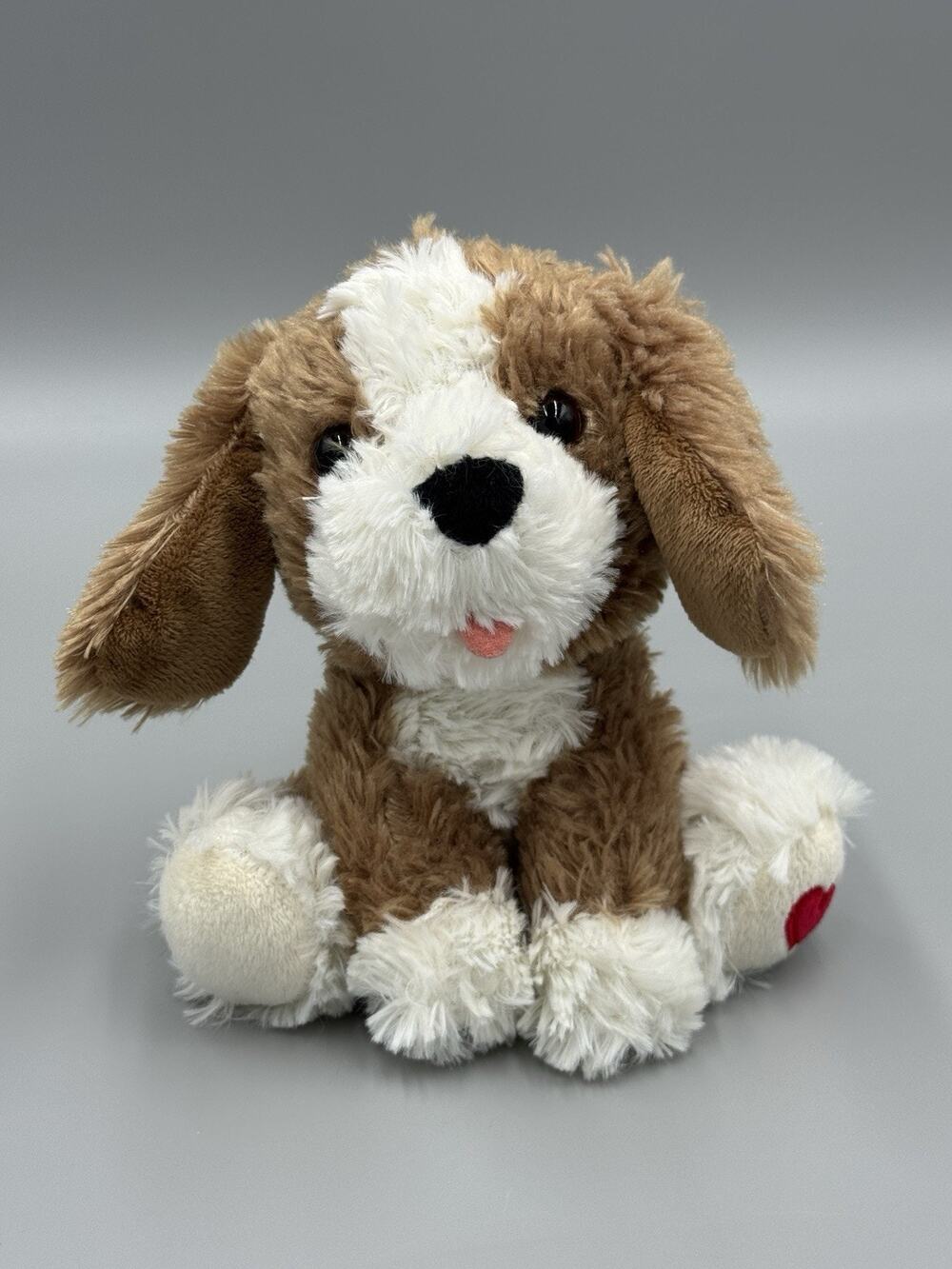 Walmart Small Sitting Puppy Dog Plush 7” Stuffed Animal
